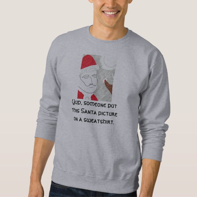 Funny jultomt Sweatshirt (Framsida)