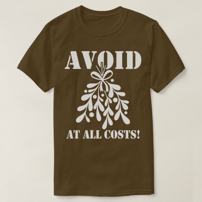 Funny jultomte Mistletoe Meme T Shirt (Design framsida)