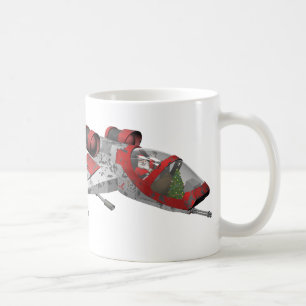 Funny Jultomten från Rymden Kaffemugg