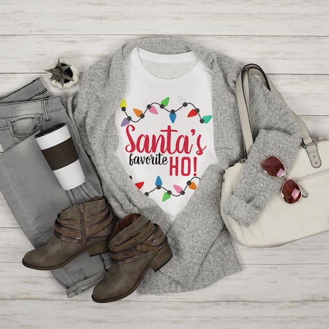 Funny Jultomten Helper Julafton String Ljus T Shirt (Skapare uppladdad)