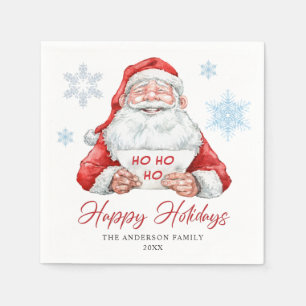 Funny Jultomten Ho Ho Ho Helgdag jul Party Pappersservett