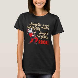 Funny Jultomten Jingle Bell Sten jul T Shirt