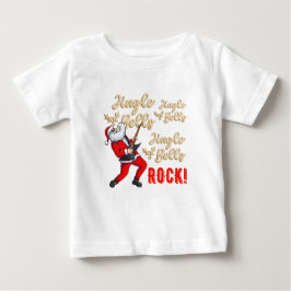 Funny Jultomten Jingle Bell Sten jul T Shirt