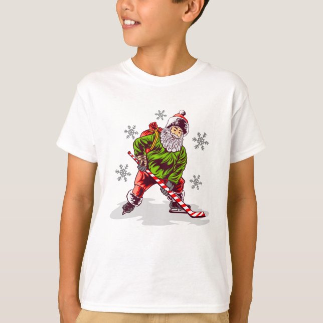 Funny Jultomten jul T Shirt (Framsida)