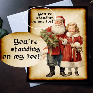 Funny jultomten kort