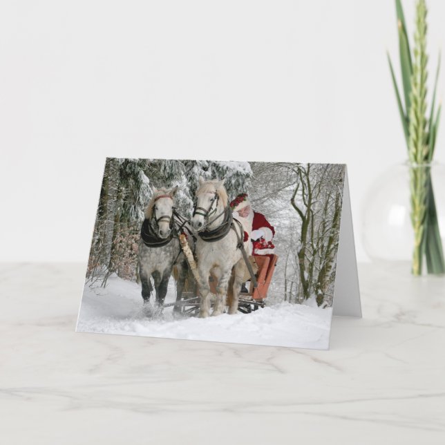 Funny jultomten kort (Framsida)