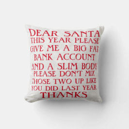 Funny jultomten Pillow Kudde
