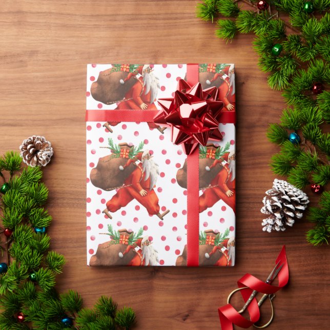 Funny Jultomten Presentpapper (Julgåva)