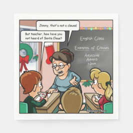 Funny Jultomten Pun jul Party Napkins Pappersservett