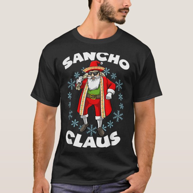Funny Jultomten Sancho Mexican Jultomten Chris T Shirt (Framsida)