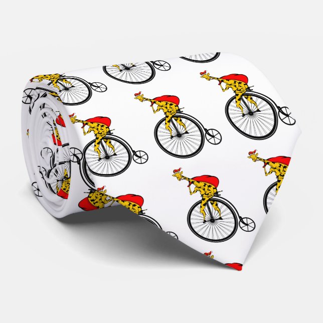 Funny jultomten som cyklar slips (Rullad)