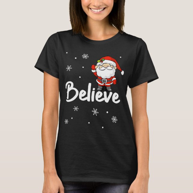 Funny jultomten Tro T Shirt (Framsida)