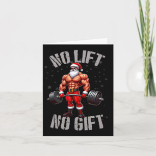 Funny Jultomten viktningslyftning nr Hiss nr Gift Kort