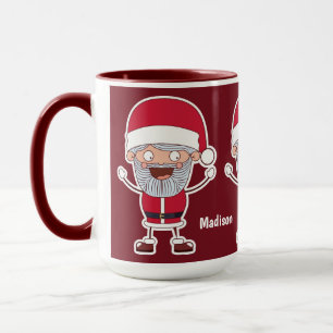 Funny jultomtens eget namn mugg