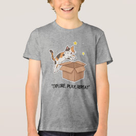 Funny Jumping Cat BoysT-Shirt T Shirt
