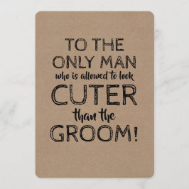 Funny Junior Groomsman Frieri kort