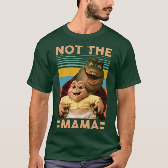 Funny Jurassic Kid 90S MamaV Film retro T Shirt (Framsida)