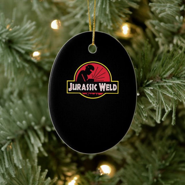 Funny Jurassic Weld Gifts Julgransprydnad Keramik (Träd)