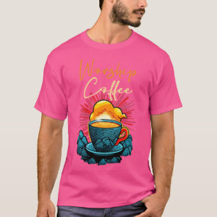Funny Kaffe för besättning Gift Funny Coffee 4 T Shirt