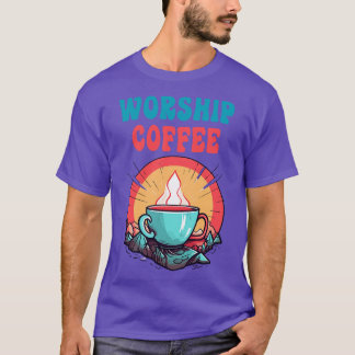 Funny Kaffe för besättning Gift Funny Coffee 5 T Shirt