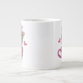 Funny Kaffe koppar - Jumbo Mugg - Cute Hund Art Gi