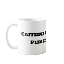 Funny kaffe Mugg - koffeinlastning
