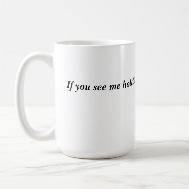 Funny kaffe Mugg - Sarkastic Quote for Mornings &  (Vänster)