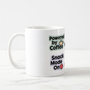 Funny kaffe och Snack-citat Mugg