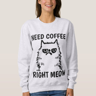Funny Kaffe T-shirts Grumpy Cat