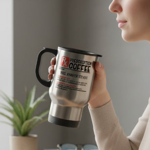 Funny kaffeförskrivning Personlig Namn Resemugg