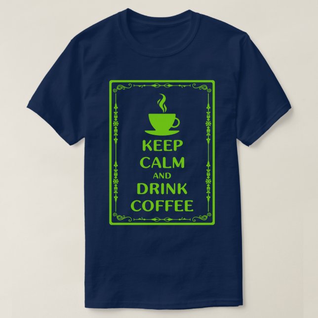 Funny kaffemedlem t shirt (Design framsida)