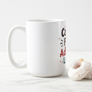 Funny kaffeoffert, första Adulting Kaffemugg