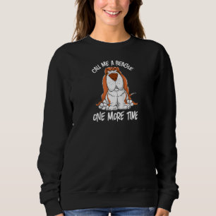 Funny Kalla mig en Beagle Basset Hound Hund Raglan T Shirt