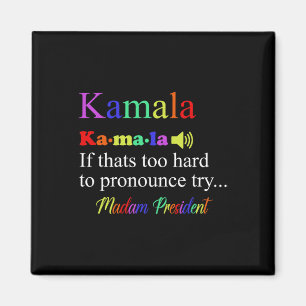 Funny Kamala Harris 2024 Fru talman Harris Magnet