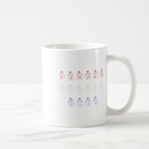 Funny Kamala Harris 2024 God jul Lettering Kaffemugg