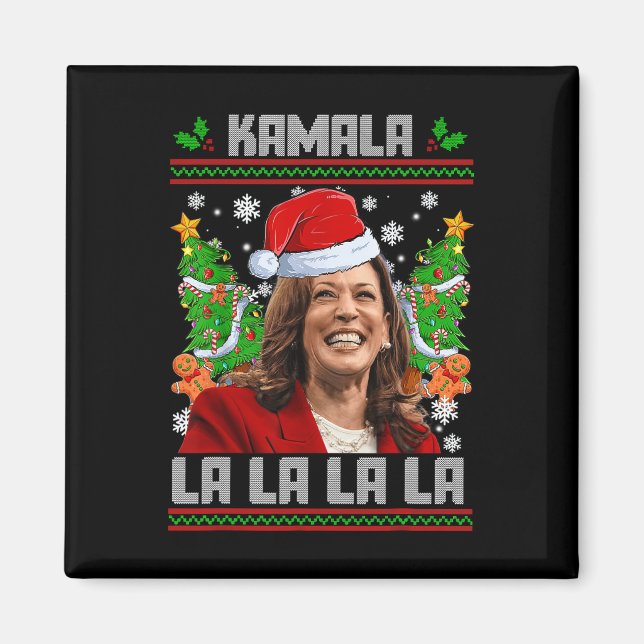 Funny Kamala Harris 2024 julkommat La Manar Wo Magnet (Framsidan)