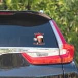 Funny Kamala Harris Ansikte Santa Hat jul Klistermärken<br><div class="desc">Funny Kamala Harris Ansikte Santa Hat jul</div>