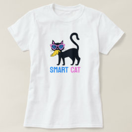 Funny Kamala Harris Black Cat Smart T-shirt-Anpass T Shirt