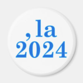 Funny Kamala Harris Comma La 2024 Magnet