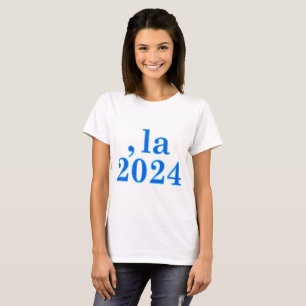 Funny Kamala Harris Comma La 2024 T Shirt