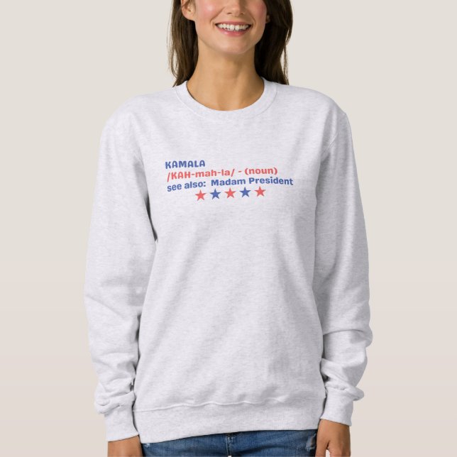 Funny Kamala Harris definitionskjorta 2024 Val T Shirt (Framsida)