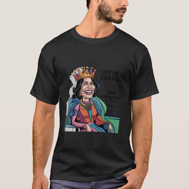 Funny Kamala Harris Laughing Ord Salad Tal T S T Shirt (Framsida)