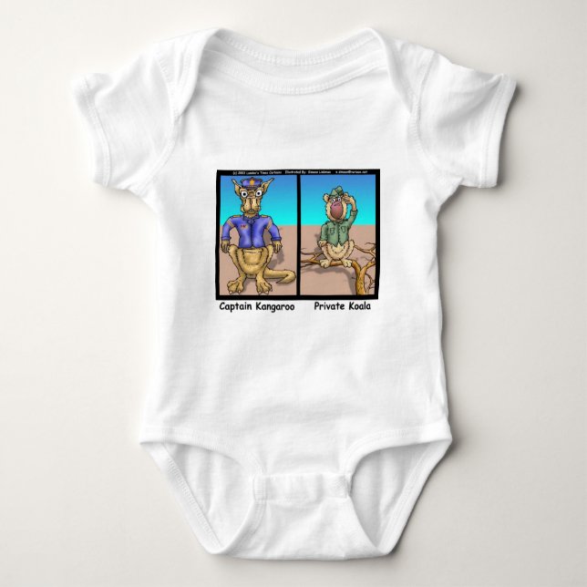 Funny Kangaroos & Koala Funny Tecknad Gifts Tees Tee Shirt (Framsida)