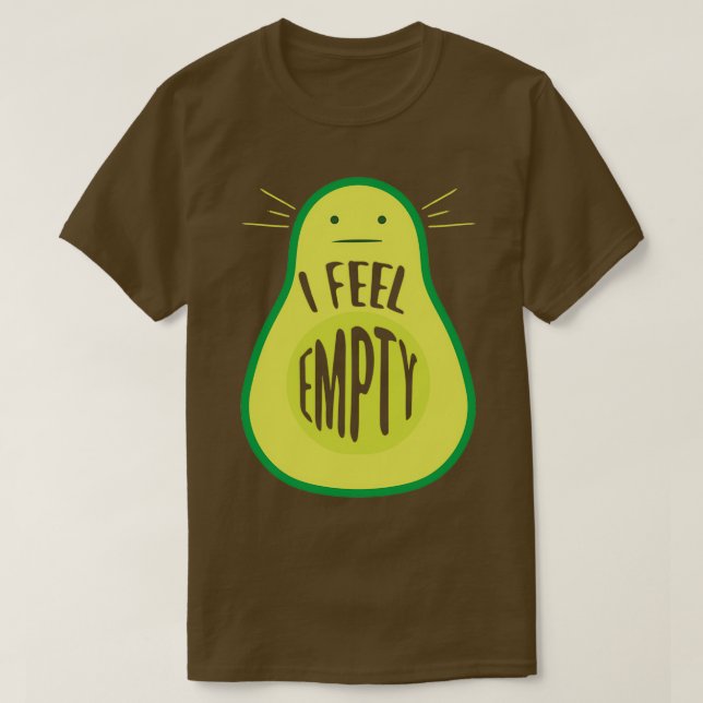 Funny Känn Tom Avocado Älskare Vegan Healthy Food T Shirt (Design framsida)