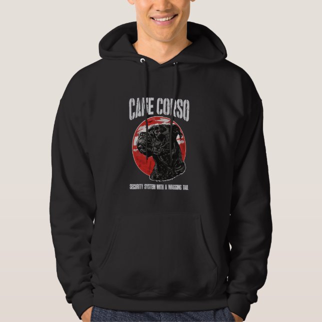 Funny Käpp Corso Slogan Stil Hoodie (Framsida)