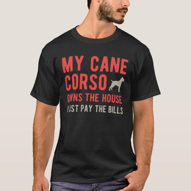 Funny Käpp Corso T Shirt (Framsida)