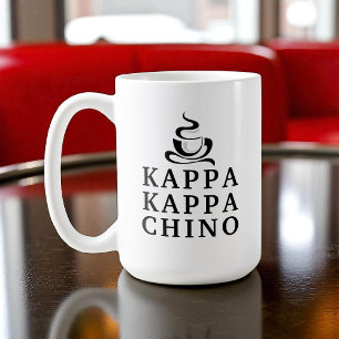 Funny Kappa Kappa Chino Campus Humor Kaffemugg