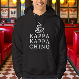 Funny Kappa Kappa Chino Grekiska livsstilen Black Hoodie