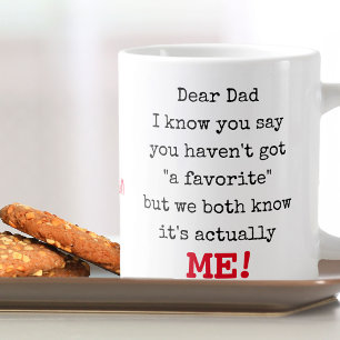 Funny Kära Pappa-skrivmaskin-typgrafi Jumbo Mugg