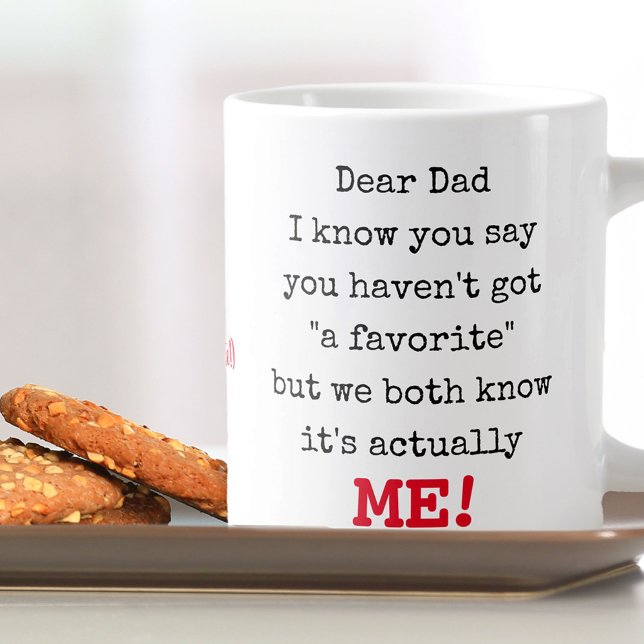 Funny Kära Pappa-skrivmaskin-typgrafi Jumbo Mugg (Skapare uppladdad)